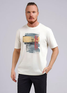 CLE Футболка муж. 541998/08кд_п1 молочный