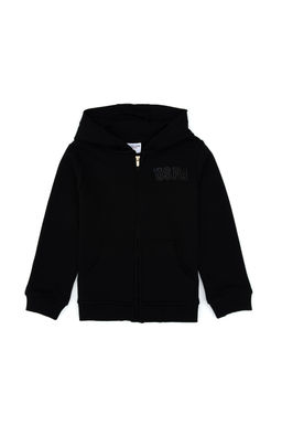 K_z _ocuk Siyah Kap__onlu Fermuarl_ Basic Sweatshirt Sepette S_rpriz _ndirim - U.s. polo assn фото 2