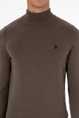 Erkek Slim Fit Bo_azl_ Vizon Basic Kazak - U.s. polo assn фото 8