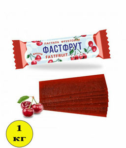 Пастила ФАСТФРУТ вишня  1кг (ф/п)/Жако  фото 3