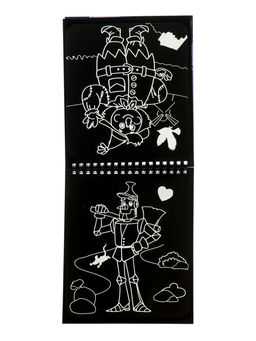 Альбом гравюр "Волшебник изумрудного города", 8 гравюр, цветной фон, Александр Волков