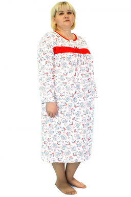 Арт. 2508 Ночная сорочка с дл. рукавом Цвет:ассорти - Калинка фото 6