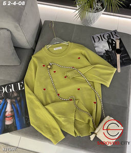 Свитер женский с сердечками - Bruno фото 4