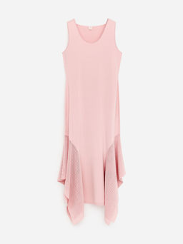 Vestido de punto drapeado