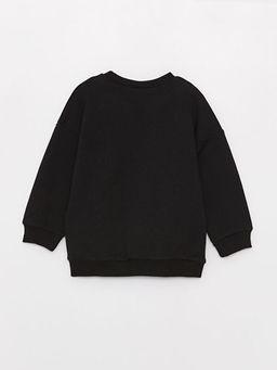 Bisiklet Yaka Uzun Kollu Bask?l? Erkek Bebek Sweatshirt ve E?ofman Alt? 2li Tak?m - Waikiki фото 3