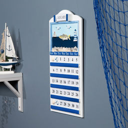 Настенный календарь вечный Морской стиль, дерево, 5628 см - Simaland фото 2