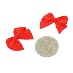 Бантики пришивные арт.MJ.RF.071.11 1см цв.SD163 красный уп.100шт