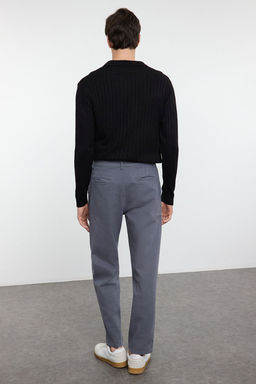 TRENDYOL MAN Antrasit %100 Pamuk Pileli Kargo Cepli Dokuma Gabardin Pantolon TMNAW25PL00006 - Trendyolmilla фото 5