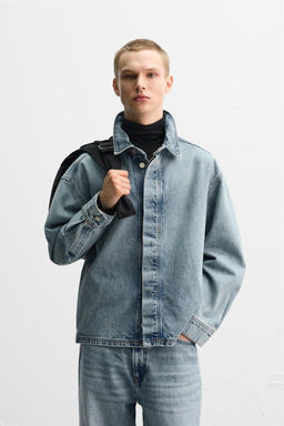 LIMITED EDITION DENIM OVERSHIRT - Zara фото 2
