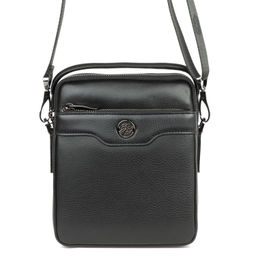 4016-5 black, Мужская кожаная сумка, Barcelo Biagi