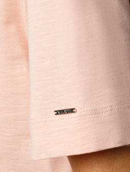 VILATTE / Футболка из фактурного полотна с авторским принтом фото 3