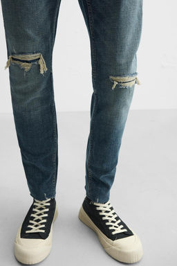RIPPED SKINNY FIT JEANS - Zara фото 5