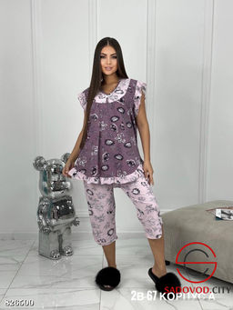 Пижама женская с рисунком