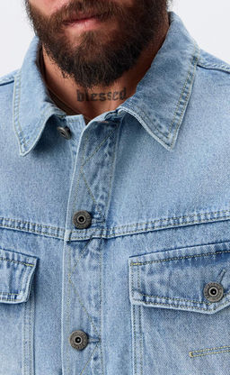 Куртка джинс P611-1286 l.blue - Primm фото 4