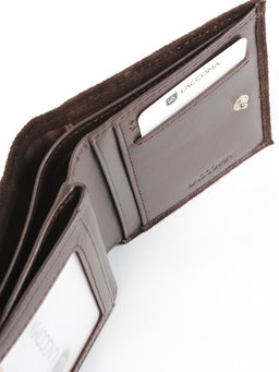 LACCOMA кошелек LA-2076-З-темно-коричневый натуральная замша