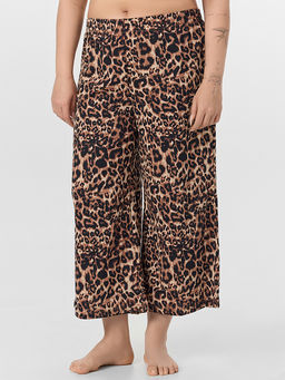 Комплект домашний женский коричневый с леопардовым принтом - Mark formelle фото 5