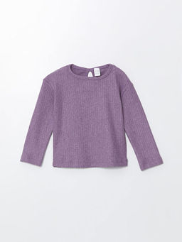 Bisiklet Yaka Basic K?z Bebek Ti??rt ve Pantolon 2li Tak?m - Waikiki фото 2