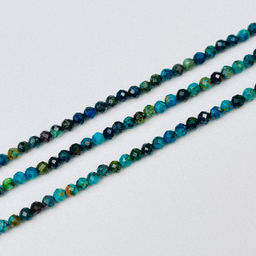 Бусины для украшений из Хризоколлы (110 бусин)