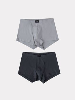 Трусы мужские боксеры мультипак (2 шт.) в сером оттенке серый +графит 411122-2 - Mark formelle фото 4