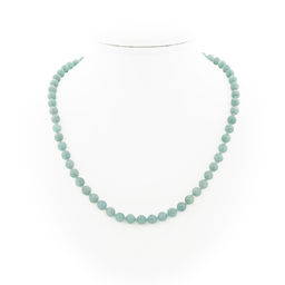 Амазонит 6мм, бусы "Классика" длиной 48см.