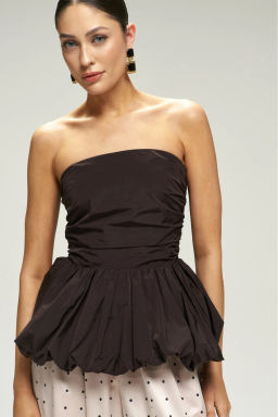 Топ-корсет с баской Choco