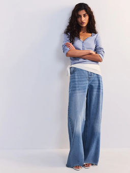 Лонгслив с застежкой на груди / Zarina фото 2