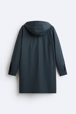 RUBBERISED PARKA WITH HOOD - Zara фото 9