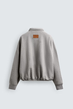BOXY FIT POLO SWEATSHIRT - Zara фото 8
