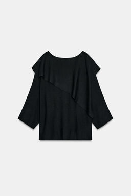 KNIT CAPE JUMPER - Zara фото 8