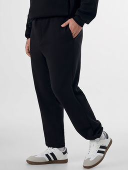 Теплые брюки мужские черные с начесом