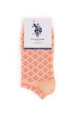 Женские носки-пинетки цвета лосося Неожиданная скидка в корзине - U.s. polo assn фото 4