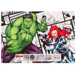 Альбом для рисования А4, 40 листов 100 г/м, на склейке, Мстители - Marvel фото 3