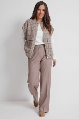 Костюм Magia mody 2624-Р коричневые тона+ молочный