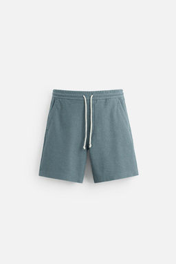 TEXTURED RELAXED FIT BERMUDA SHORTS - Zara фото 6
