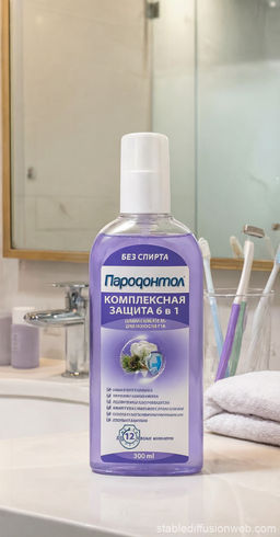 Цена снижена! ПАРОДОНТОЛ ополаскиватель д/полости рта Комплексная защита 6в1 300мл