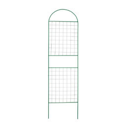 Шпалера, 187×50×1 см, металл, зелёная, «Сетка комбинированная»