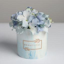 Цена за 2 шт. Кашпо для цветов с тиснением, «Красота», 10 х 10 см