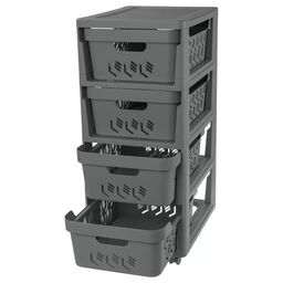 Комод на колесиках DELUXE, 4 ящика, 300*385*690 мм арт. С32769