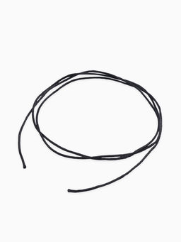 Цена за 3 шт. Шнурок для крестика, набор 3 шт. длина 100 см, диаметр 1.5 мм, нейлоновый гайтан, черный