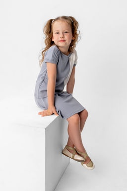 Костюм Элис Серый/молочный