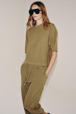 WASHED EFFECT TROUSERS - Zara фото 4