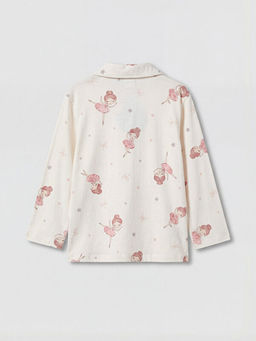 G?mlek Yaka K?z ?ocuk Pijama Tak?m?