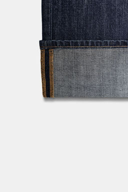JEANS TRF RECTOS FOLD UP TIRO MEDIO / ?ndigo oscuro - Zara фото 9