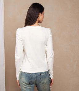 Лонгслив #КТ9072, кремовый - Dommod фото 3