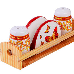 30780 Набор для специй 4 пр Романтика доломит LR (х36) - Mayer&boch фото 4