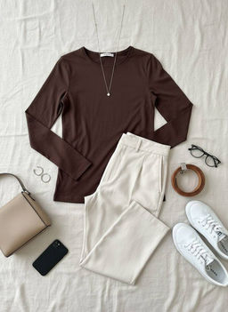 лонгслив вискоза легкая качества пенье, кофе - Knitka wear фото 31