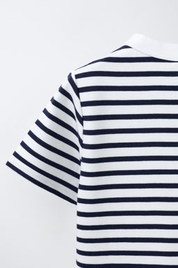 INTERLOCK STRIPED T-SHIRT - Zara фото 4