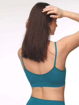 Топ на тонких бретелях в рубчик - My фото 46