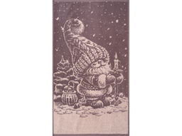 Полотенце махровое 6с103.412ж1 Рождественской ночью (т.с.мальв1) 50х90см