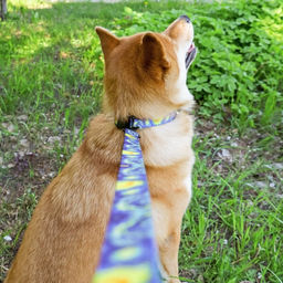 Поводок Искусство, 2.5 см, 1.5 м - Пушистое счастье фото 11